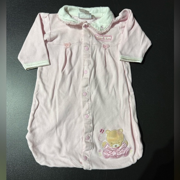 Vintage Rene Rofe Baby Pink Nightgown Pajamas - Picture 1 of 4